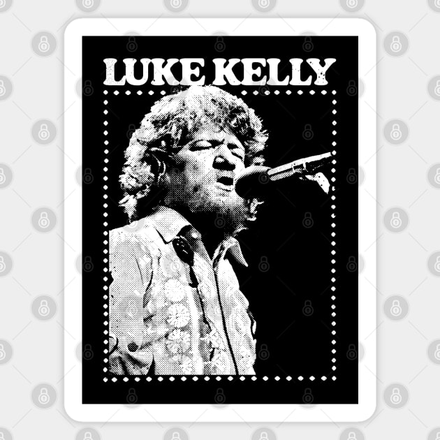 Luke Kelly -- Vintage Style Original Design Magnet by feck!